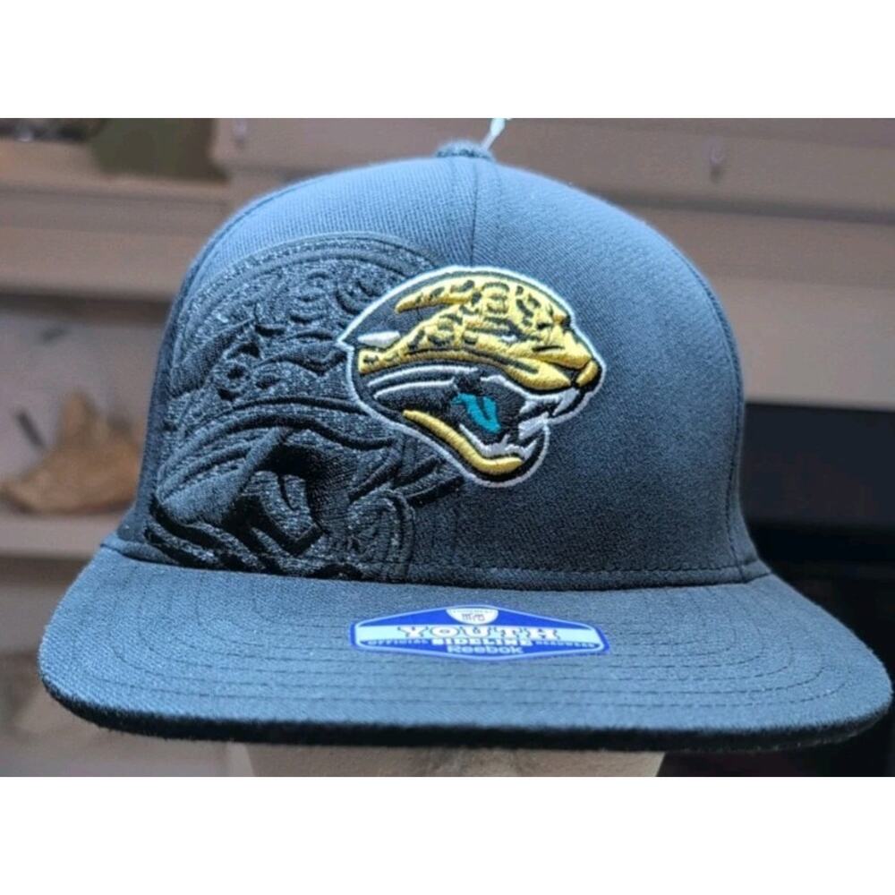 Reebok NFL Jacksonville Jaguars Shadow Logo Hat Cap Youth SZ 4-7 Yrs. NWT